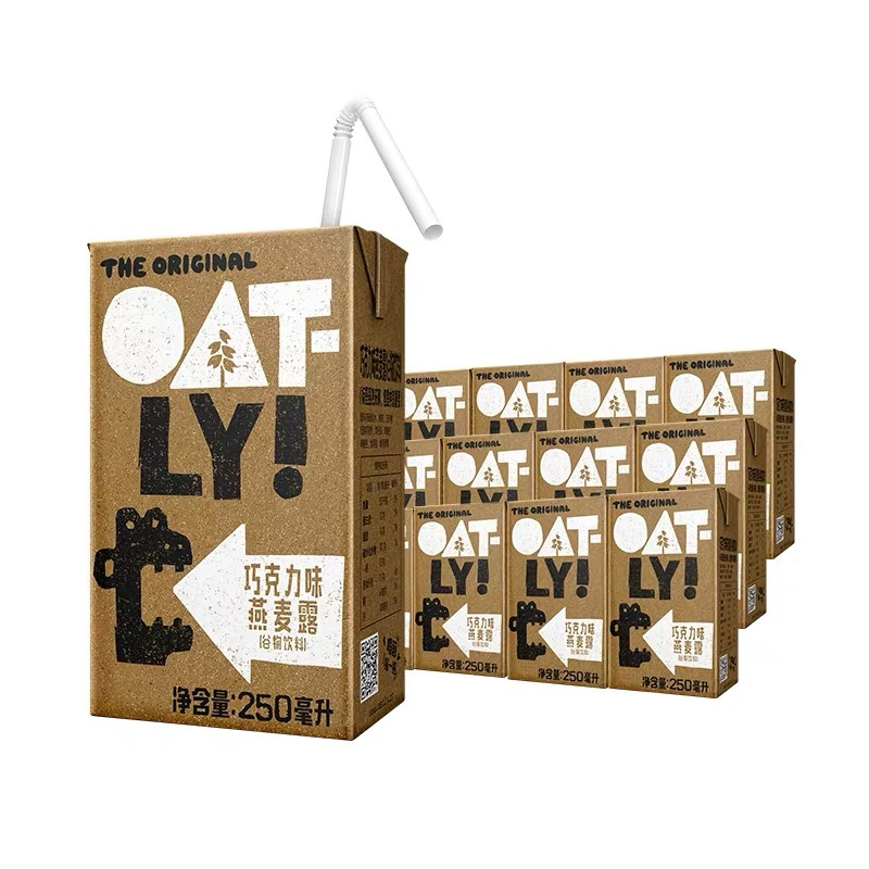 OATLY噢麦力 巧克力燕麦露250ml*18瓶 ins网红早餐随心组合