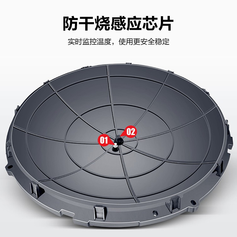 喜莱盛0.8米双头大炒炉 20KW*2 XLS-408A功率304不锈钢0.8米双头大炒 电磁灶台单位/台