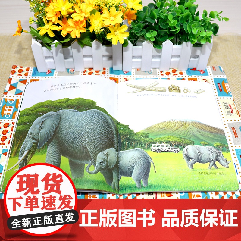 第一次发现濒临危机的动物 透视眼系列动物类儿童绘本书 小学一年级课外阅读科普动物生存认知百科童书学校课外阅读书目高清大图