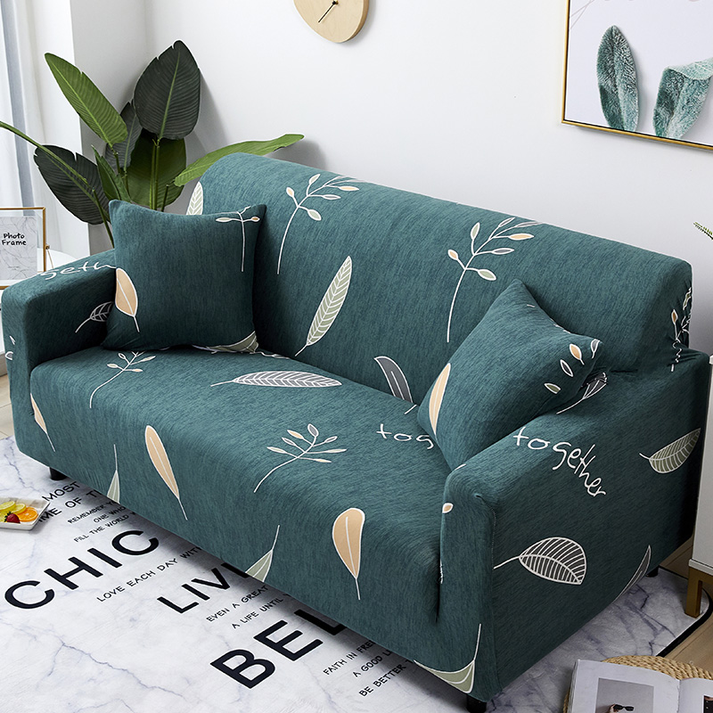 弹力懒人沙发套罩通用型全包萬能套简约布艺沙发垫全盖布 銮金 S码(沙发长度90-140cm适用)一般适合单人位高清大图