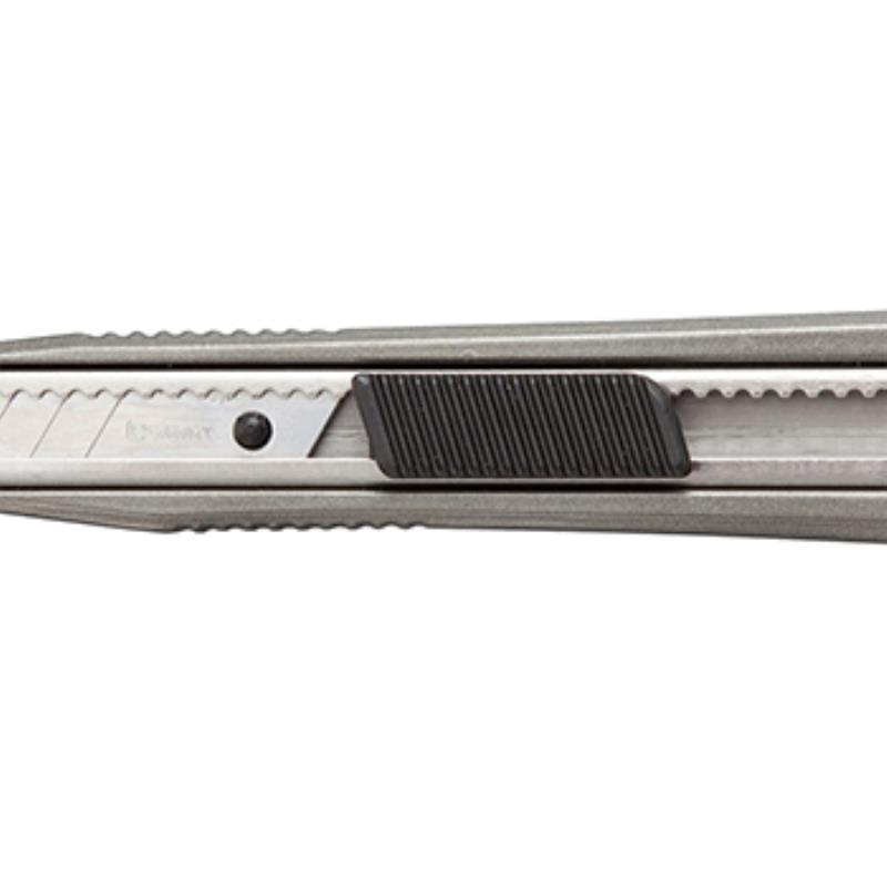 锌合金美工刀 B2837 9mm 银灰
