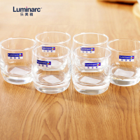 Luminarc法国弓箭乐美雅啤酒杯烈酒杯玻璃杯水杯茶杯200ML(六只装)13791不含铅易洗(非一次性使用)