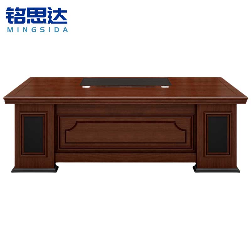 铭思达大班台老板桌高清大图