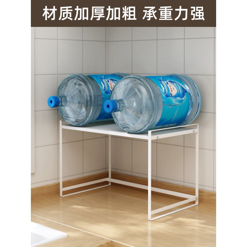 厨房台面微波炉架子电饭煲放锅具烤箱收纳置物架落地多层调料锅架收纳层架 三维工匠高清大图
