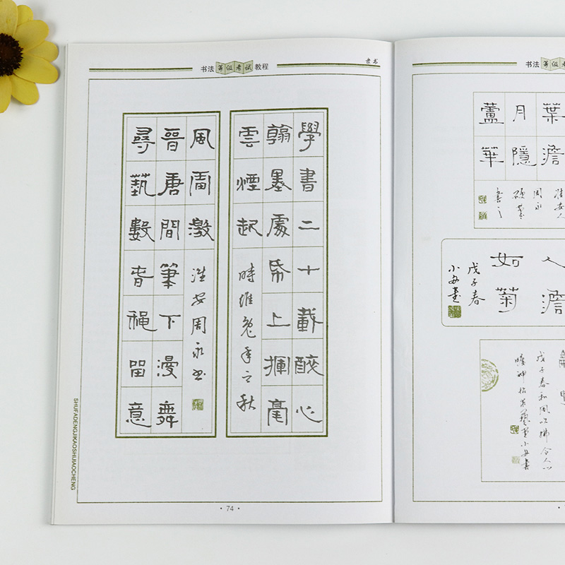隶书字帖(描临版)+硬笔书法作品纸 [正版]隶书字帖成人初学者硬笔书法等级考试教程描临版钢笔练字帖汉字字帖硬笔书法爱好者高清大图