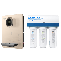 海尔(Haier)智能饮水机五级滤芯净水器HSW-GX6+HU104-5