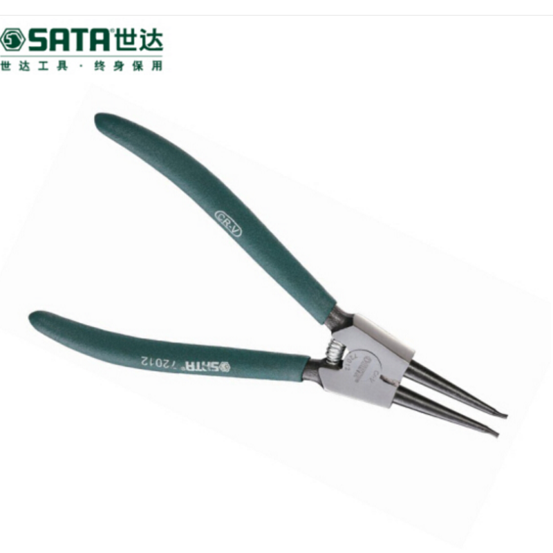 世达工具德式轴用直口卡簧钳 5寸72011
