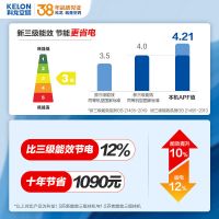 海信出品科 龙空调1.5P冷暖双清洁新三级能效家用变频节能壁挂空调KFR-34GW/A8X117N-A1
