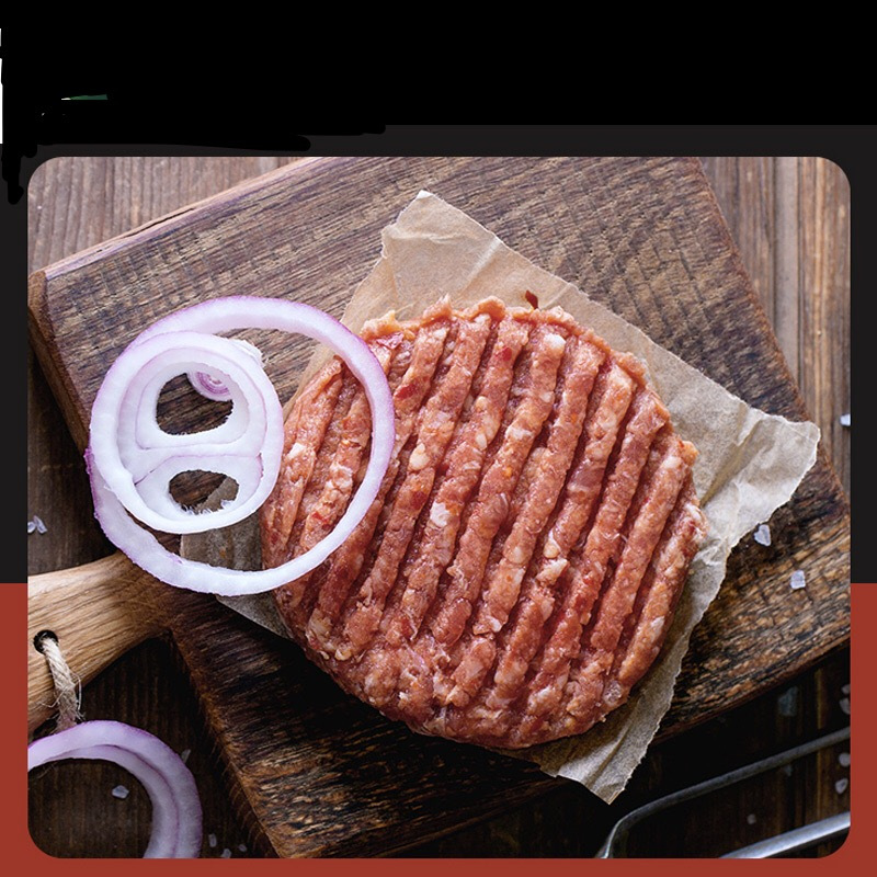 澳洲 原切汉堡肉和牛肉汉堡饼10片850g儿童牛排肉