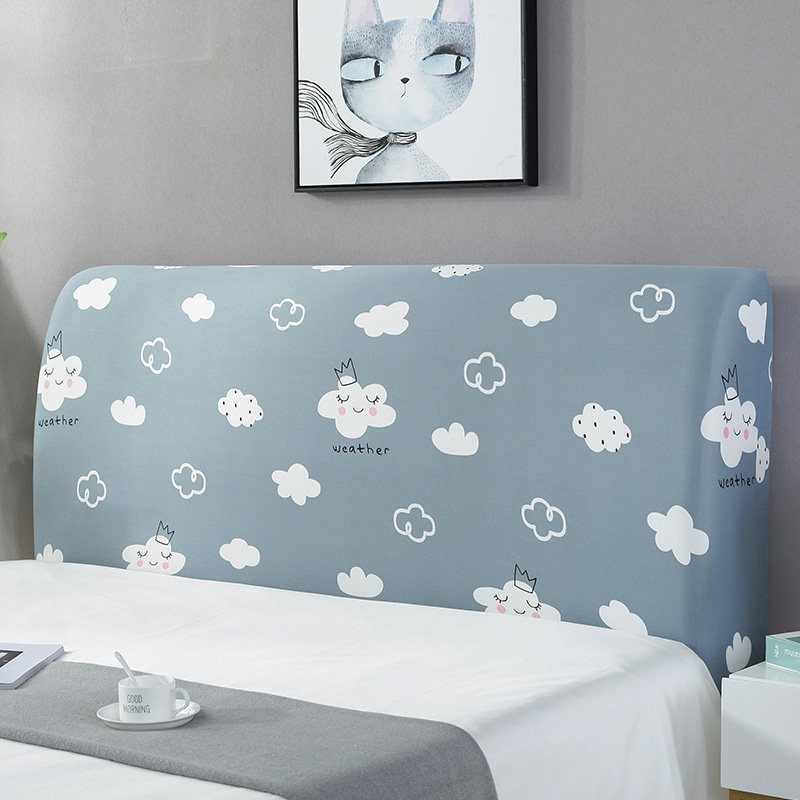 床头罩套床头套软包防尘罩靠背罩子保护套1.8米弹力布1.5床北欧风 海底世界 1.5米(适合1.4-1.7米床头使用)高清大图