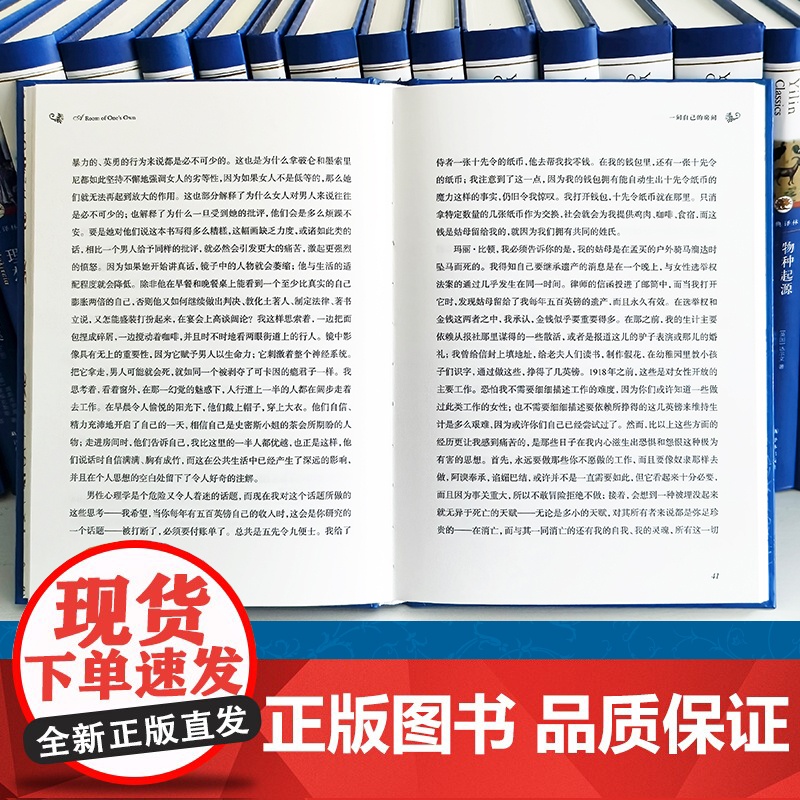 经典译林: 一间自己的房间 女性主义先驱伍尔夫代表作伍尔夫研究专家全新译本英国现代随笔散文集正版书籍译林出版社FXY高清大图