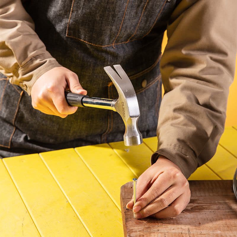 得力(deli)DL5025优质精钢精工锻造钢管羊角锤3个起订图片