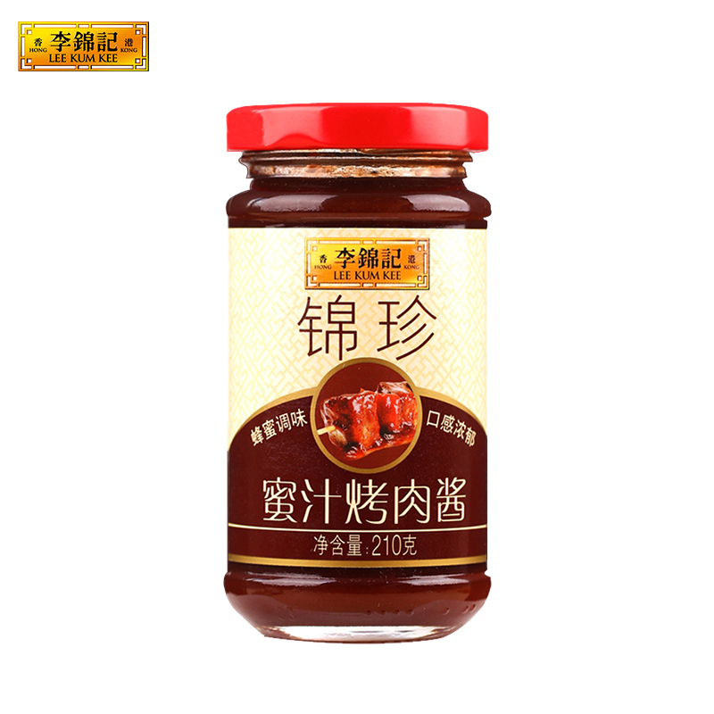 李锦记蜜汁烤肉酱210g 添加蜂蜜调味 甜而不腻 烧烤腌烤煎炒调味酱高清大图