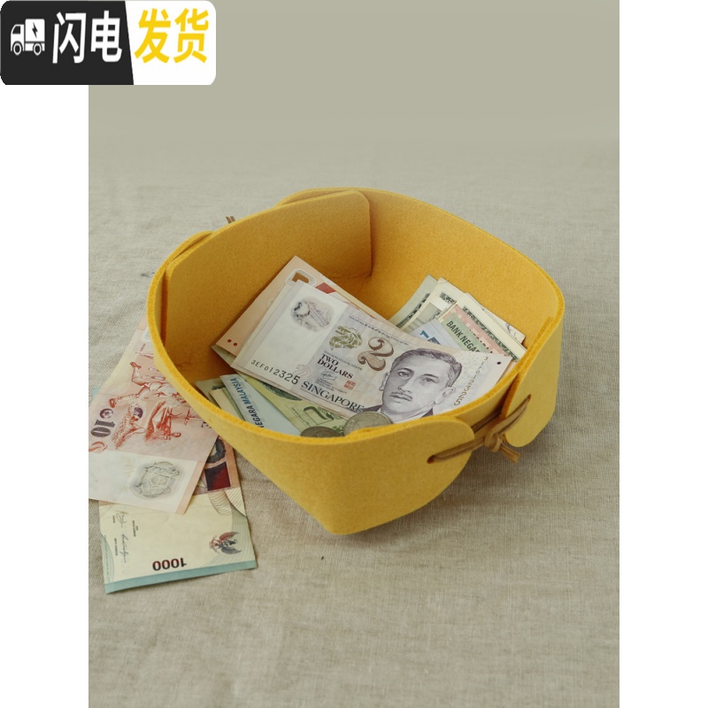 三维工匠钥匙收纳盒口玄关北欧家用可爱桌面办公室创意床头发卡筐杂物盒高清大图