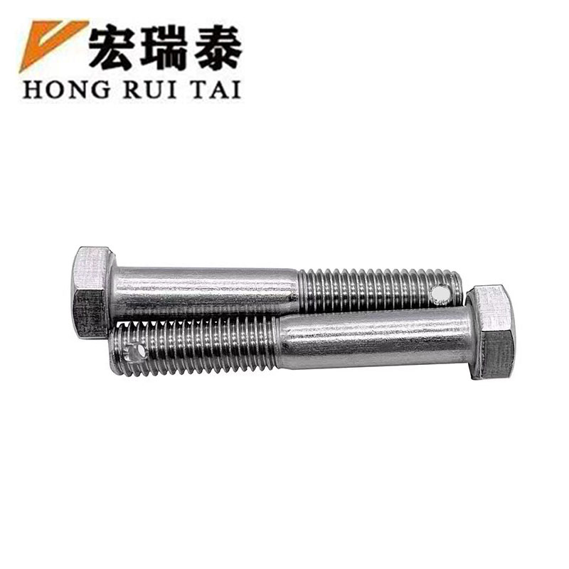 宏瑞泰 不锈钢半扣带孔螺栓配开槽螺母 HRT1660 个高清大图