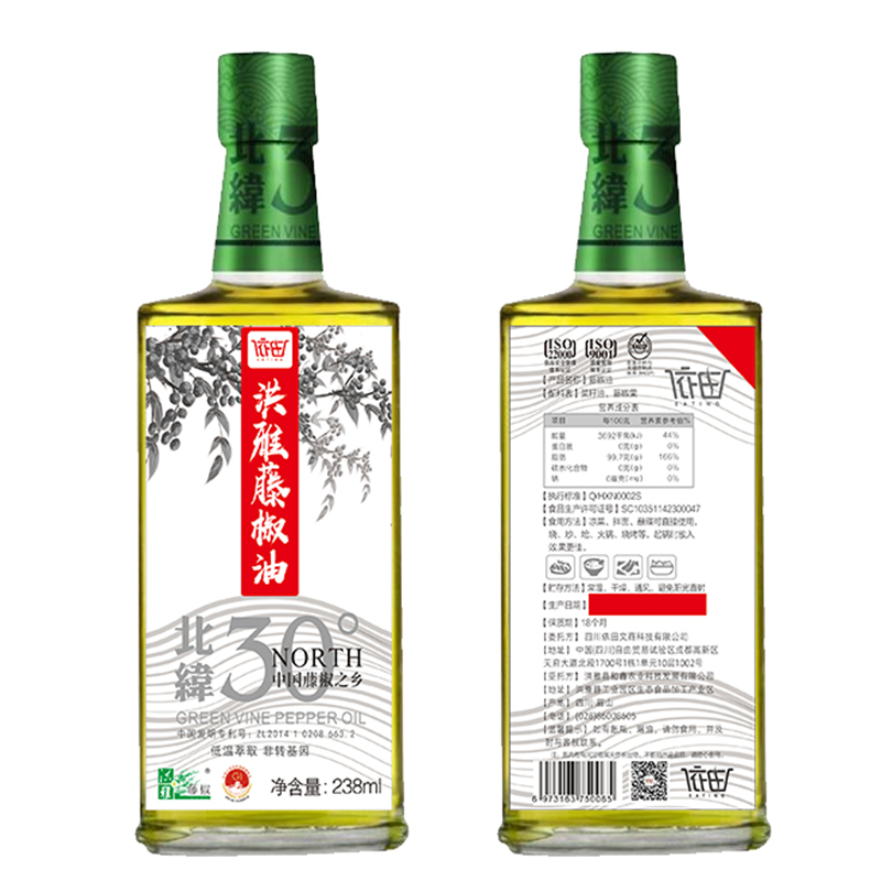 依田洪雅藤椒油 238ml/瓶