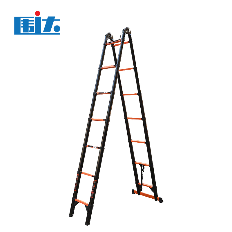 围达 碳钢伸缩梯 2.9m+2.9m(2×7步) 个高清大图