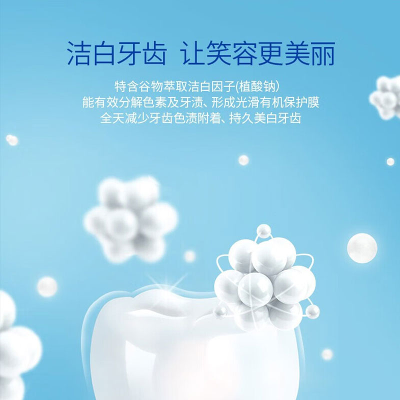 冷酸灵牙膏套装 美白护龈 国博专研联名款牙膏 100g 4支高清大图