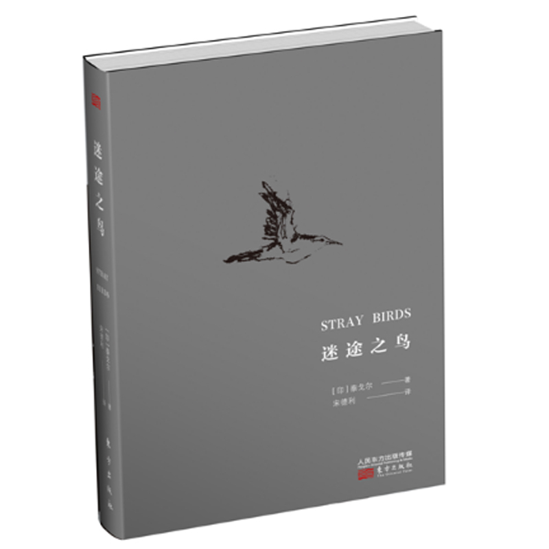 [正版] 迷途之鸟 泰戈尔代表作 诗歌诗集 英汉对照带译注 外国文学作品诗歌集 诗歌选读 东方出版社 迷途漫漫