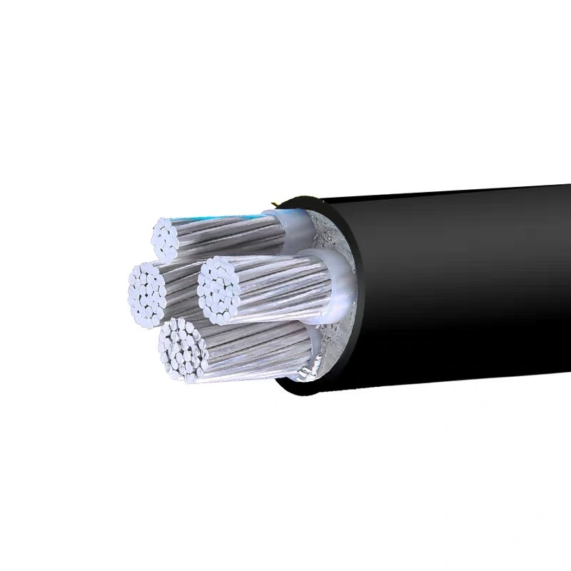 伯特利铠装铝芯电缆YJLV22-4*16+1*10mm²/米高清大图