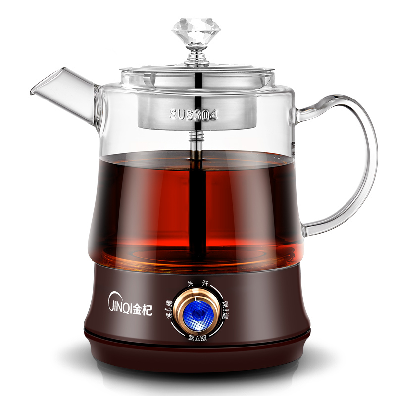 金杞(JINQI)A02煮茶器玻璃煮茶壶黑茶养生壶电茶壶全自动电水壶蒸汽泡茶保温电热水壶