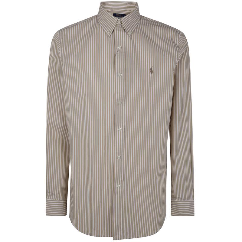 Polo Ralph Lauren男式长袖衬衫棉质弹力舒适透气修身款高清大图