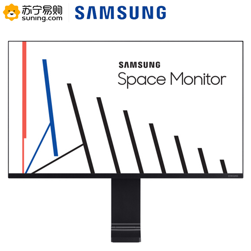 三星 (SAMSUNG)27英寸 Space 2K/QHD高清 144Hz刷新率 空气感升降支架 窄边框 电脑显示器 (S27R750QEC)