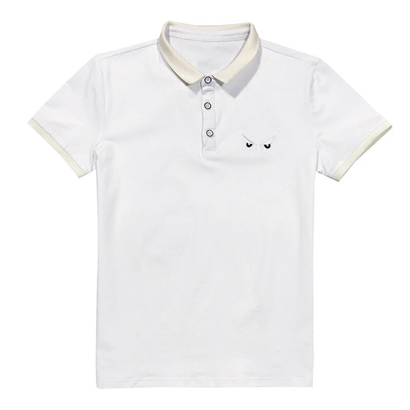 男士polo衫短袖T恤2018夏季新款修身衬衫翻领体恤衫简约青年衣服