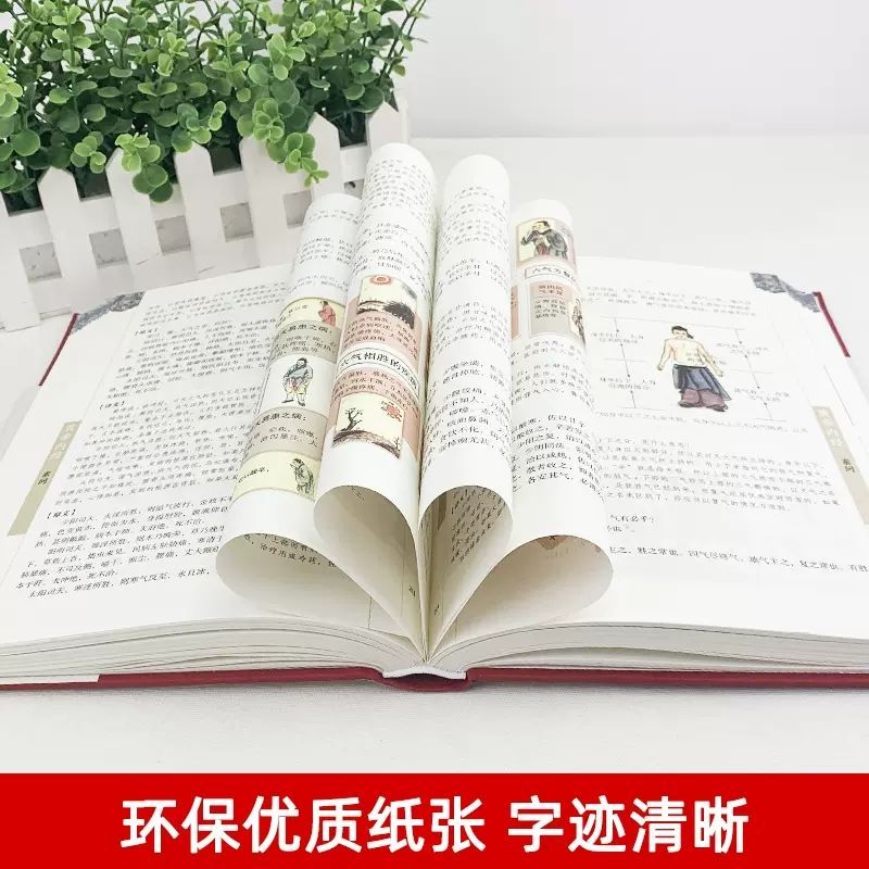 [正版]全彩图解黄帝内经全集原文原版白话文黄本皇帝内经无删减全注全译彩图中医基础理论十二经脉揭秘养生徐文兵高清大图