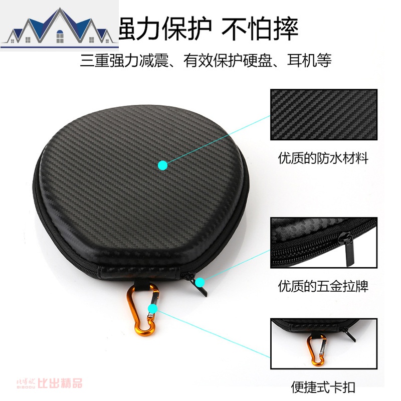 适用OPPO Enco Q1耳机无线降噪耳机保护包颈挂式耳机包便携收纳盒 三维工匠收纳包高清大图