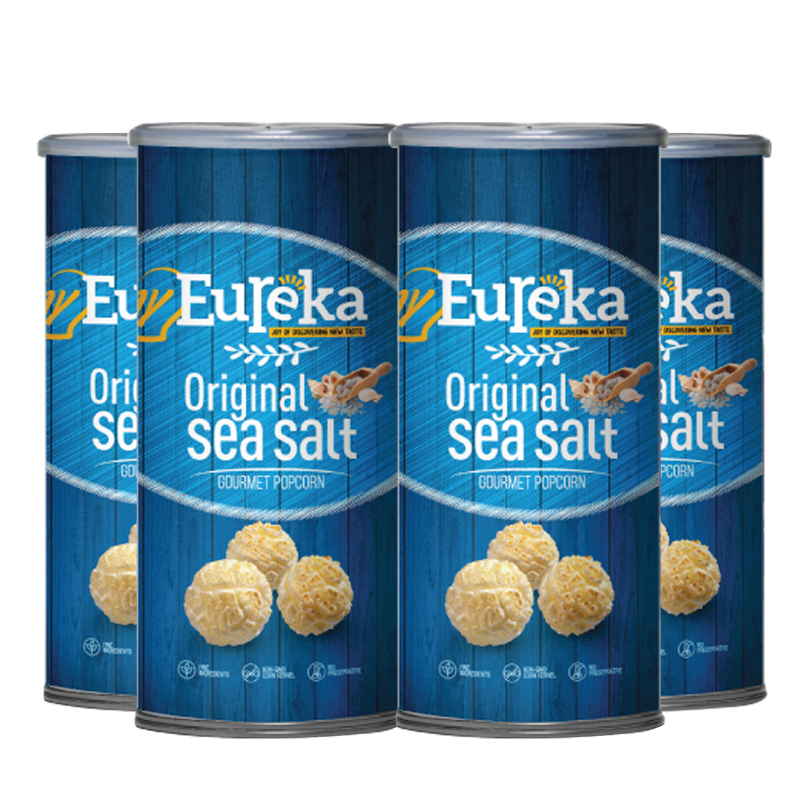 4罐装▏eureka 友礼佳 爆米花 原味 玉米花