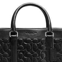 COACH蔻驰 新品牛皮男士时尚拉链式商务休闲斜挎包 单肩包 精品男包 71798