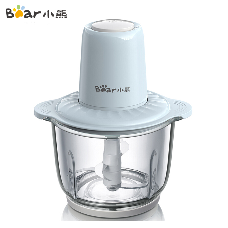 bear/小熊切碎机qsj-c03b1家用绞肉多功能料理绞馅机切菜搅拌机2l