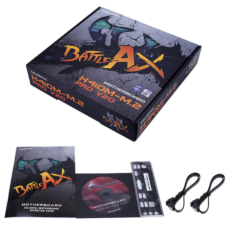 七彩虹BATTLE AX H410M-M.2 PRO V20主板+Intel G5900 赛扬双核CPU处理器