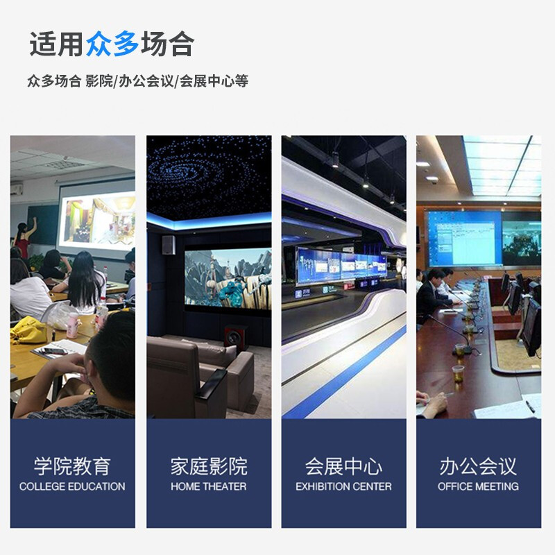 千天(QANTOP)HDMI无线视频会议传输器 投屏器1080P高清音视频同屏器可穿墙 电脑笔记本传电视投影仪一发一收