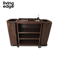 栎捷时(LIVING EDGE）5寸收纳布草车 两边拆装加厚款 140*45*110CM（计量单位：件）