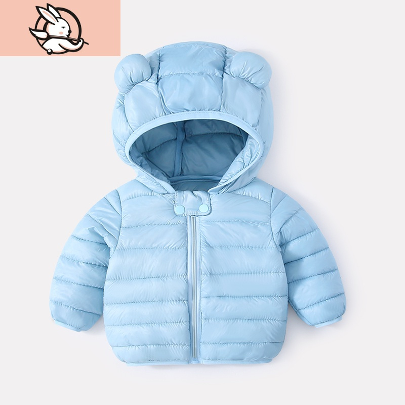 huayangtu婴儿外套宝宝冬装棉袄一岁儿童衣服冬季女童棉服红色男童