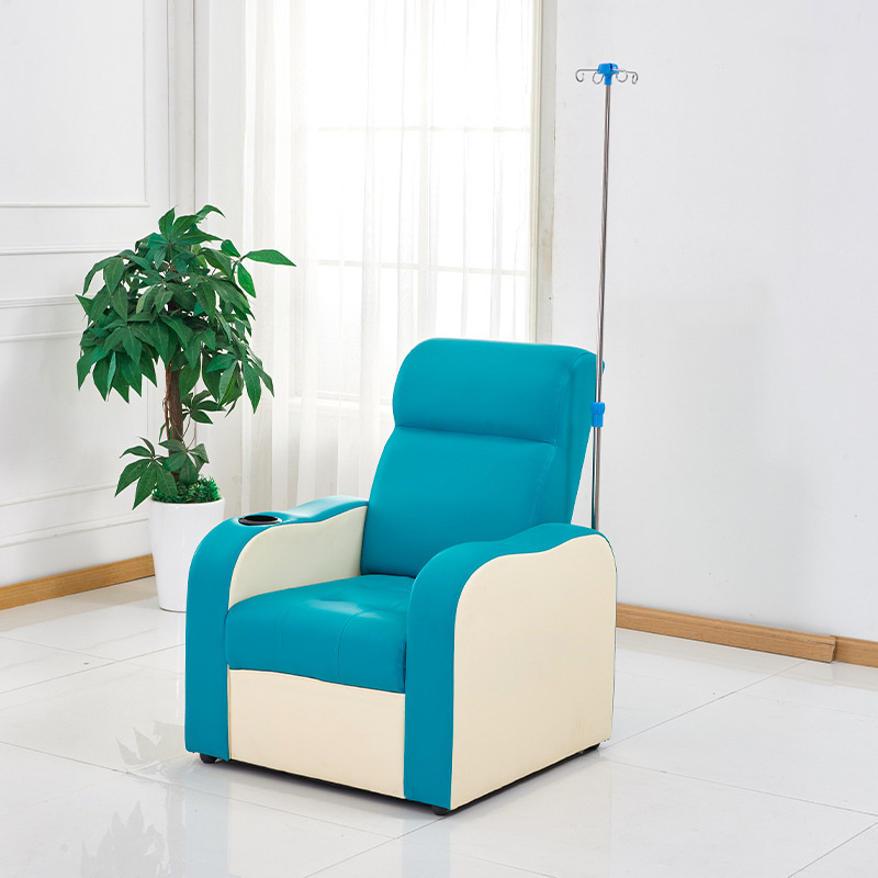 冠烨输液沙发椅 固定款不含脚踏 单人等候椅子 颜色可定制