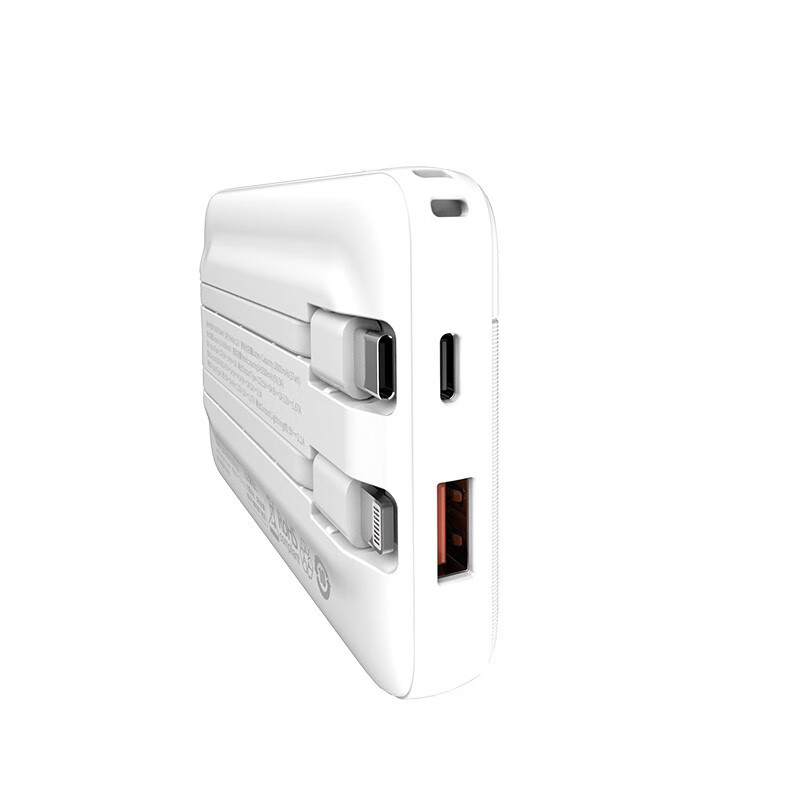 沃品WOPOW L28 10000mAh自带双线移动电源高清大图