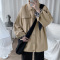 NEW LAKE秋冬牛仔夹克男韩版潮流开衫外衣休闲宽松棒球服春秋衣服开衫外套夹克