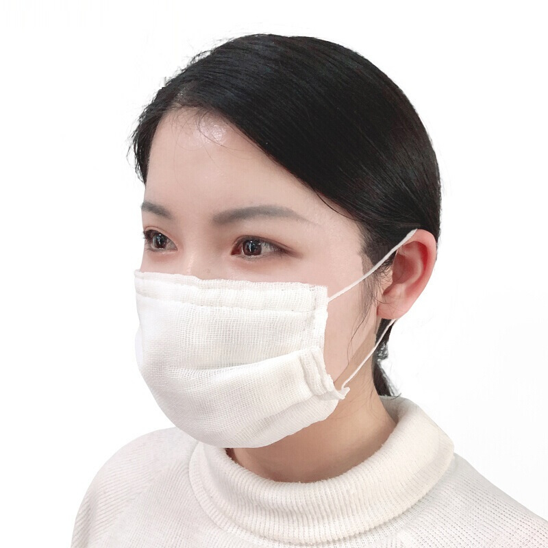 誉丰棉纱口罩卫生防尘18层一次性纱布口罩劳保防护口罩