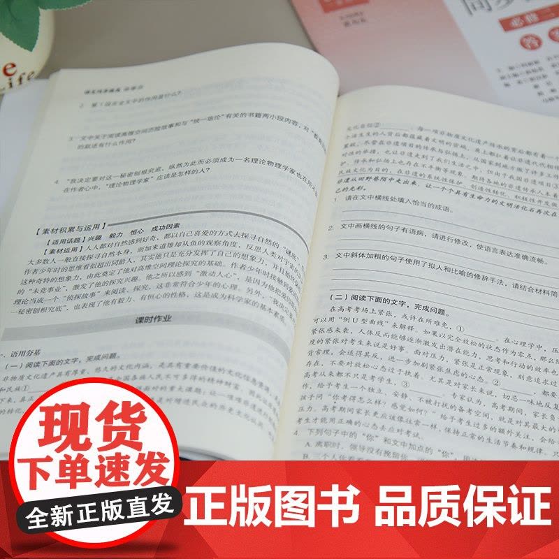 [正版新书]高中语文同步提高(必修二) 何丽丽、许兴华 清华大学出版社 同步教辅图片