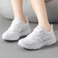 Skechers斯凯奇女鞋新款网面透气运动鞋减震跑步鞋128075-NAT ZP 128075-WSL/白色 39.5
