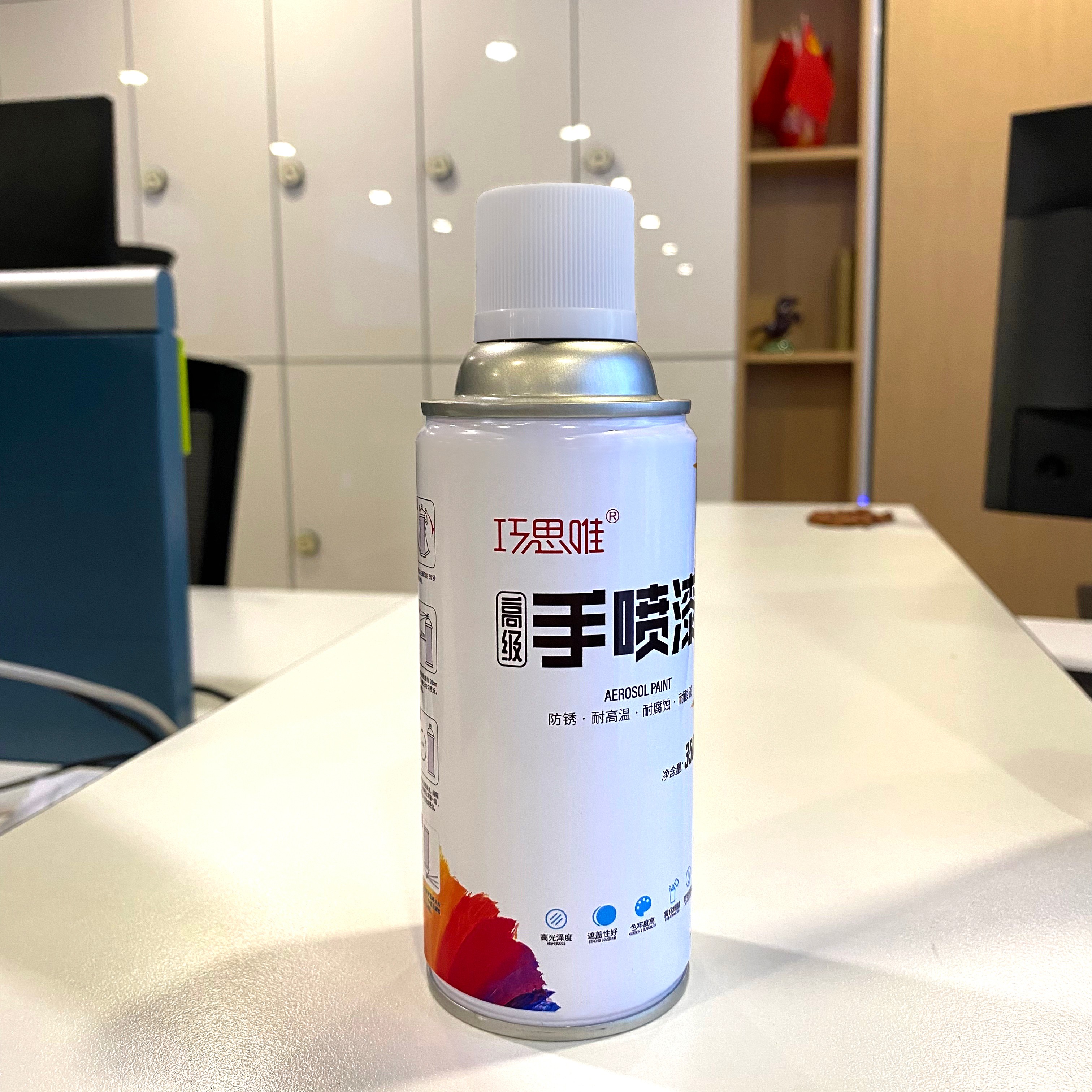 巧思唯 自喷漆 白色 350ml 瓶高清大图