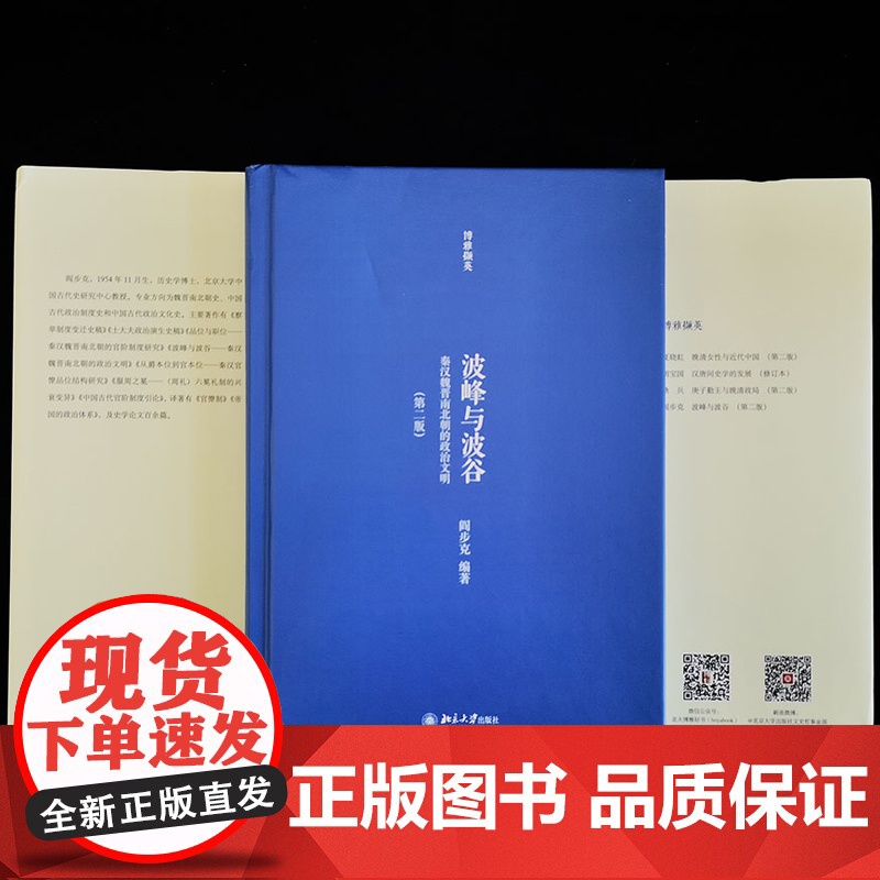 波峰与波谷(秦汉魏晋南北朝的政治文明第2版) 阎步克 政治军事 中国政治 秦汉魏晋南北朝政治文化学术普及 书籍高清大图