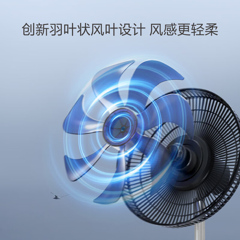莱克F3台立两用空气循环扇台式桌面调节扇节能智能小型家用轻音卧室电风扇 [台式多角度可调]F3Pro-舒羽(F305)高清大图