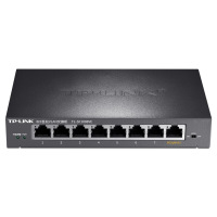 TP-LINK TL-SF1008VE 8口百兆高速钢壳VLAN一键切换企业办公监控网络交换器分流器交换机