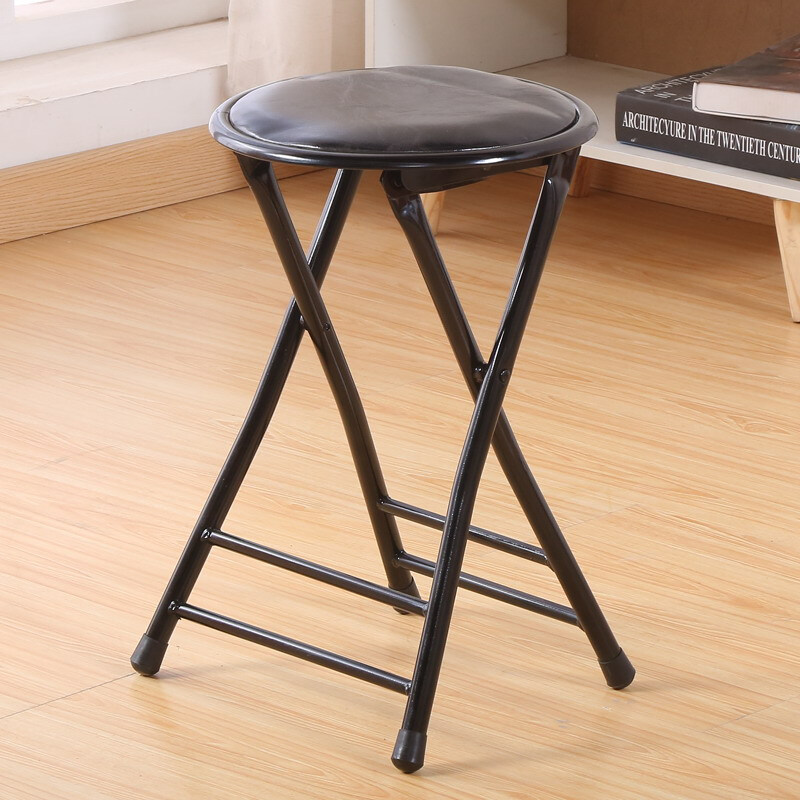折叠凳子便携家用餐桌高圆凳简约现代创意时尚凳折叠椅子餐厅等候凳椅