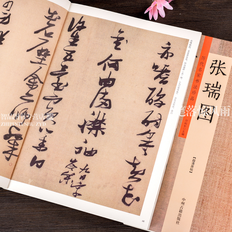 [正版]历代名家书法珍品 张瑞图书法 张瑞图草书千字文 前后赤壁赋 行书草书毛笔书法临摹字帖碑帖 原碑帖拓本 许裕长编