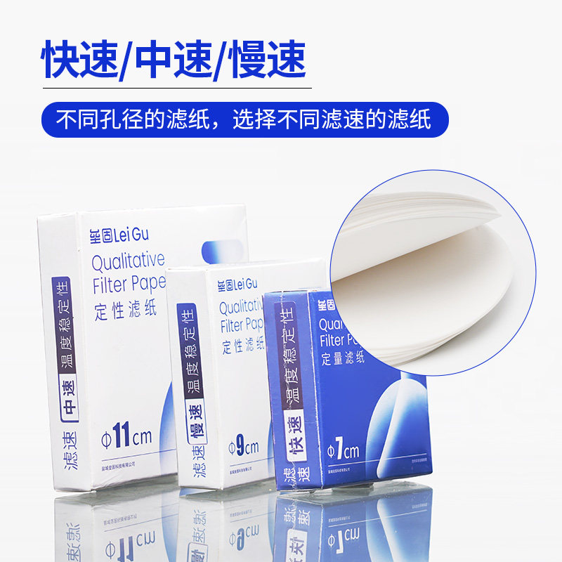 垒固定性滤纸15cm快速100片/盒高清大图